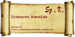 Szekeres Kandida névjegykártya